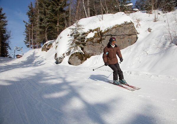 Skilift am Wellnesshotel in Bayern Skilift am Wellnesshotel in Bayern